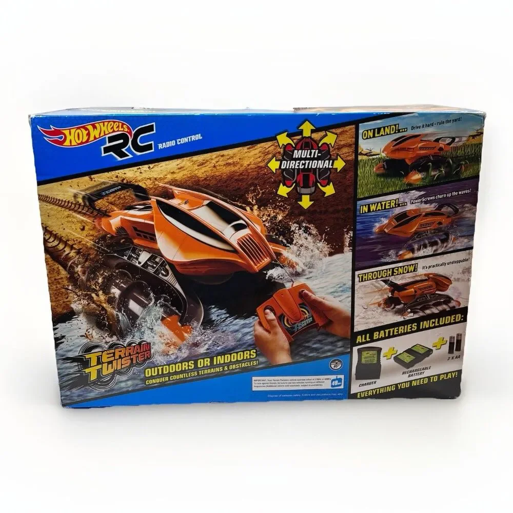 Hot Wheels RC Terrain Twister 2015 Amphibious Vehicle Land Water Snow Sealed